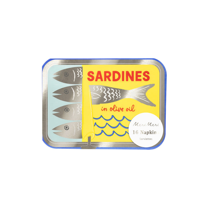 Sardinendose Servietten