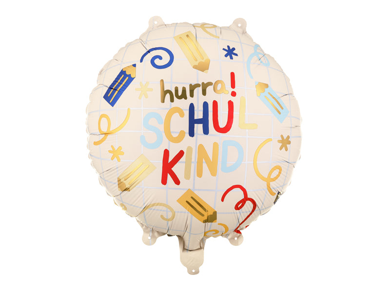 Hurra Schulkind Folienballon