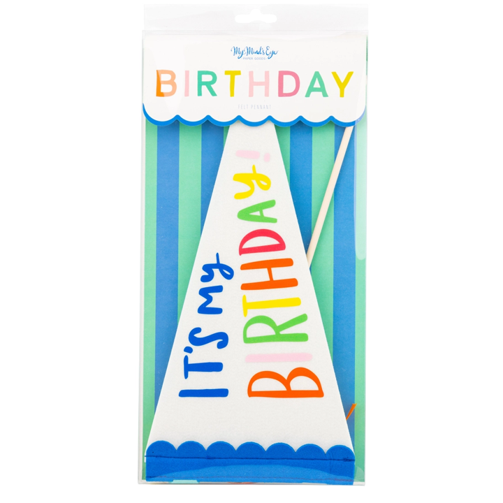Filzwimpel It´s my birthday