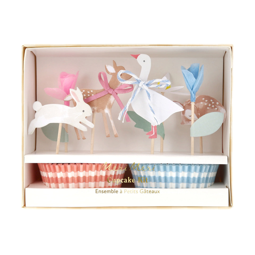 Tierkinder Cupcake Set
