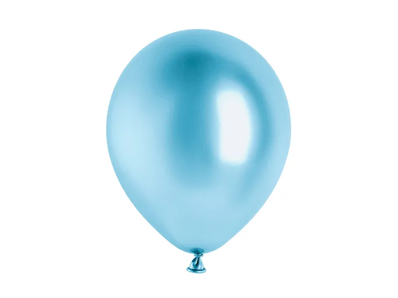 Luftballons Blau Metallic PartyDeco