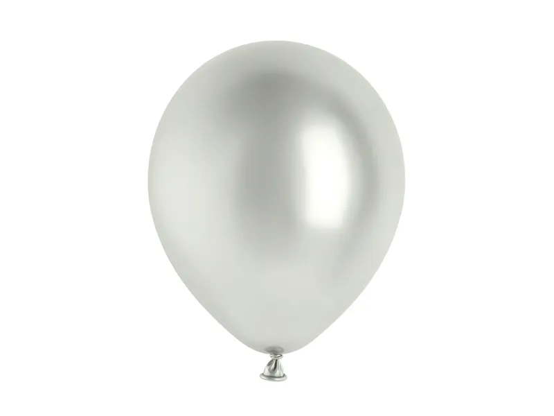 Luftballons Silber Metallic PartyDeco