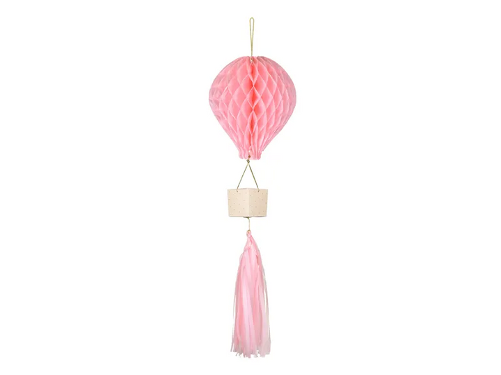 Heissluftballon Wabenball rosa