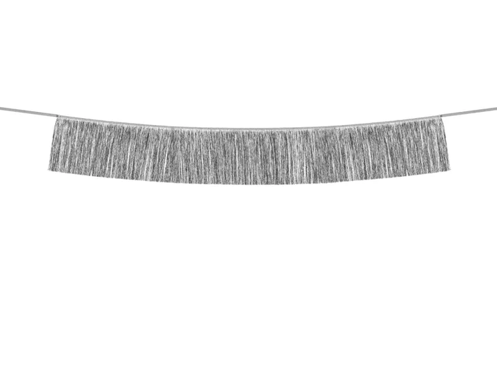 Fransengirlande silber