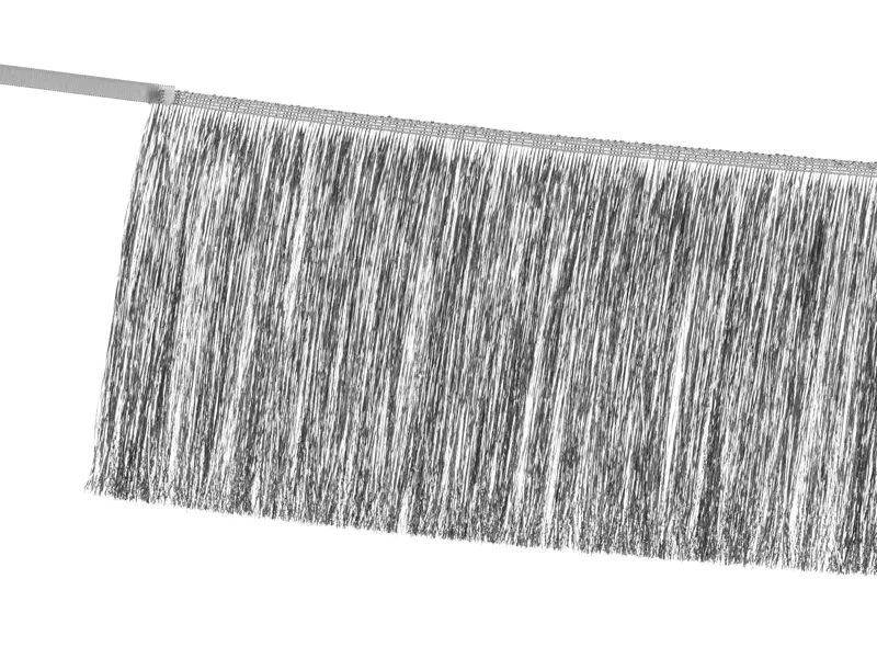 Fransengirlande silber