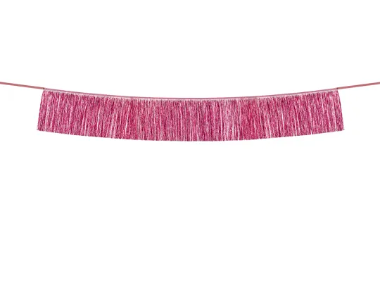 Fransengirlande pink
