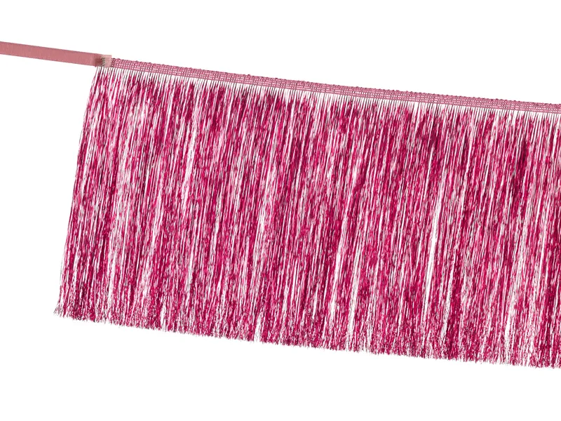 Fransengirlande pink