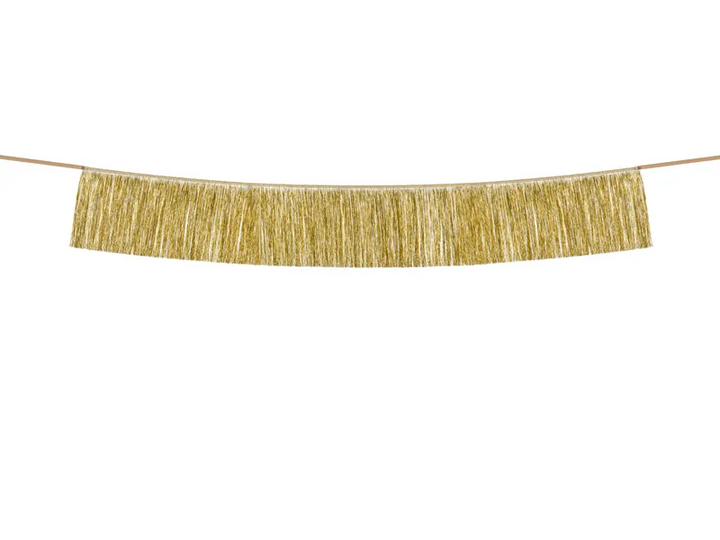 Fransengirlande gold