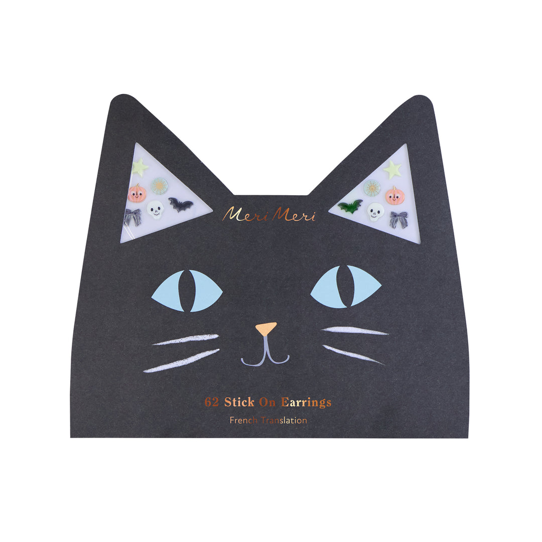 Halloween Nagelsticker Katze Meri Meri