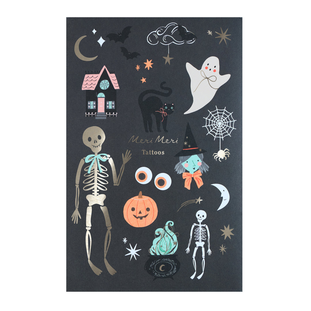 Halloweenwelt Tattoobögen Meri Meri