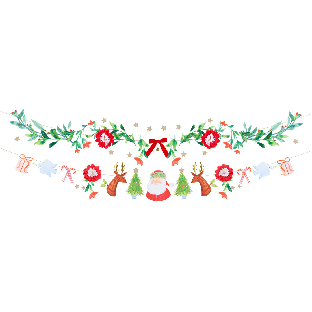 Happy Santa Girlande