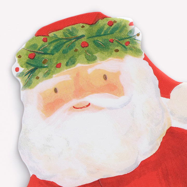 Happy Santa Figur Servietten Meri Meri