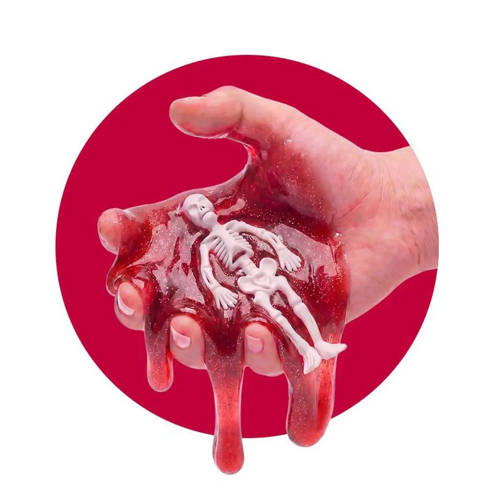 Skelett Glitter Slime Trendhaus