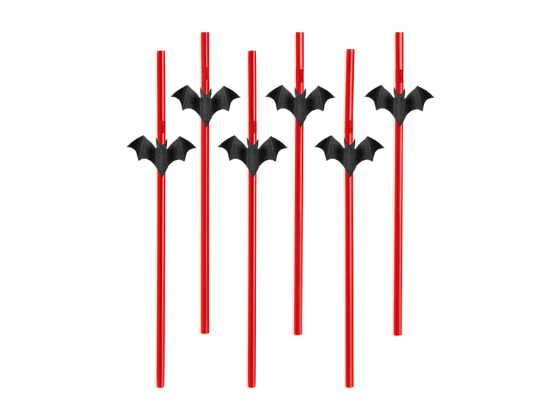 Fledermaus Strohhalme PartyDeco