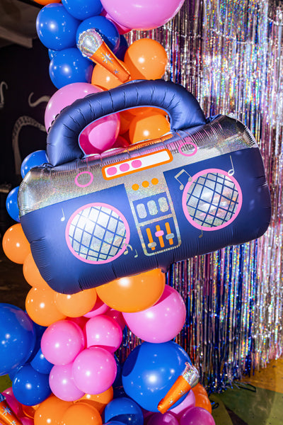 Boombox Folienballon PartyDeco