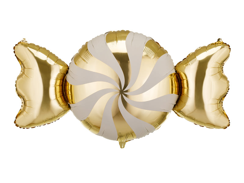 Bonbon Folienballon gold PartyDeco