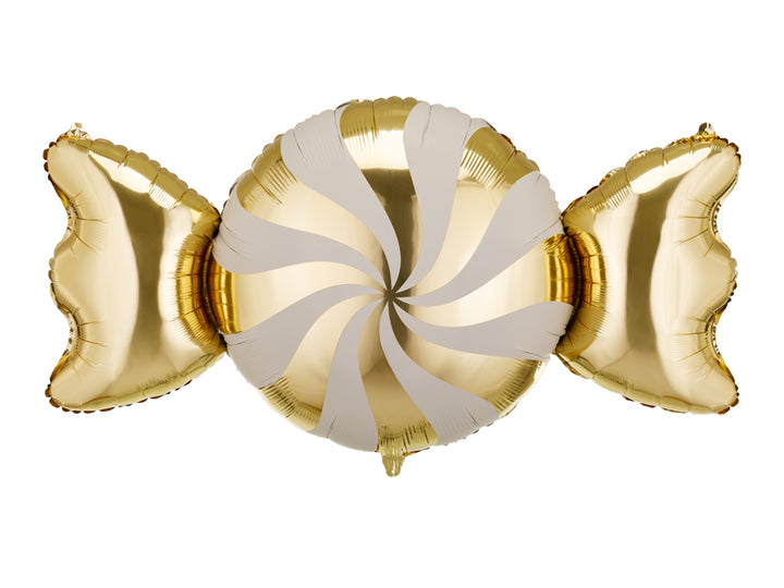 Bonbon Folienballon gold PartyDeco
