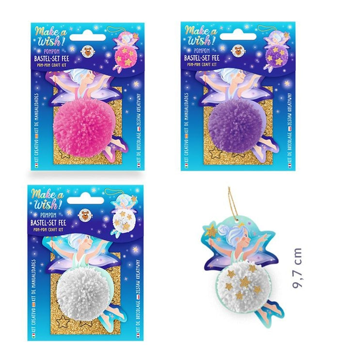 Pom Pom Bastelset Fee