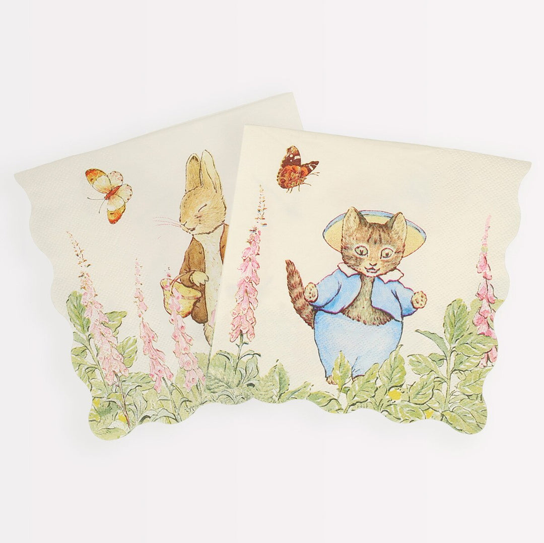 Peter Rabbit In The Garden Servietten groß