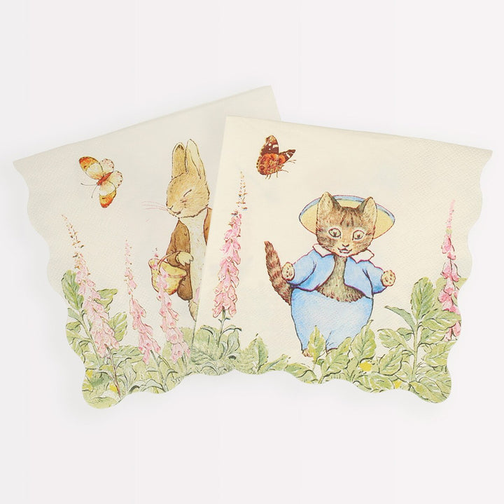 Peter Rabbit In The Garden Servietten groß