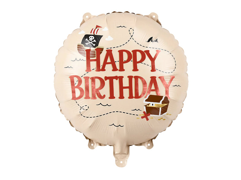 Pirat Happy Birthday Folienballon