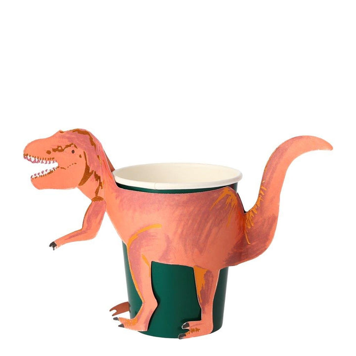 Dinosaurier Pappbecher T-Rex