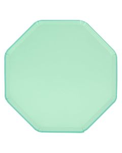 Sea Foam Green Pappteller gross