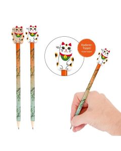 Lucky Cat Bleistift mit Radierer