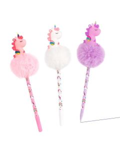 Pom Pom Gelstift mit Einhorn